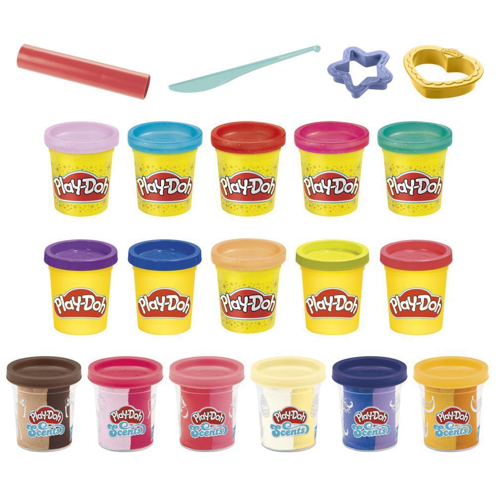 Play-Doh Sparkle and Scents Variety Pack with 16 Cans product thumbnail 1