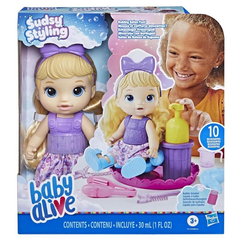 Baby Alive Fruity Sips Doll, Apple, Pretend Juicer Baby Doll Set, Kids 3  and Up, Blonde Hair - Baby Alive