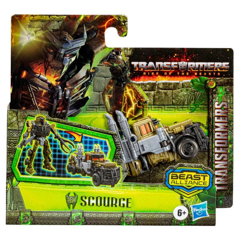 Transformers: Rise of the Beasts Movie, Beast Alliance, Battle Changers Scourge Action Figure - 6 and Up, 4.5 inch product image 1