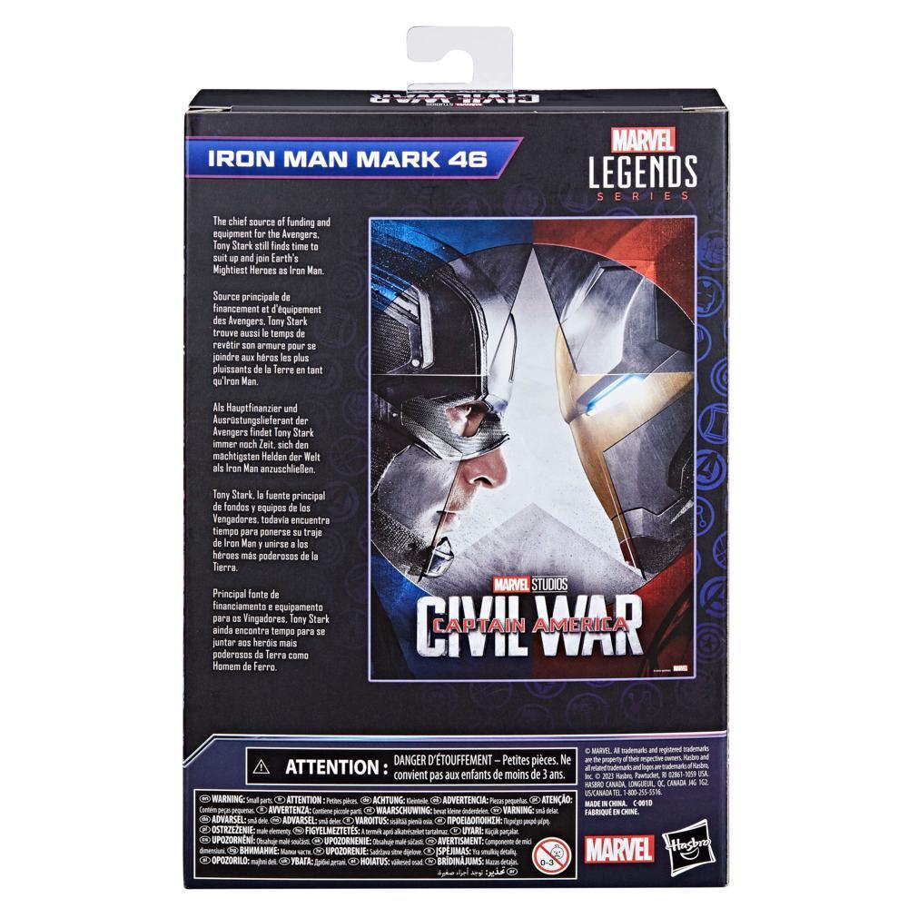 Hasbro Marvel Legends Series Iron Man Mark 46, 6" Marvel Legends Action Figures product thumbnail 1