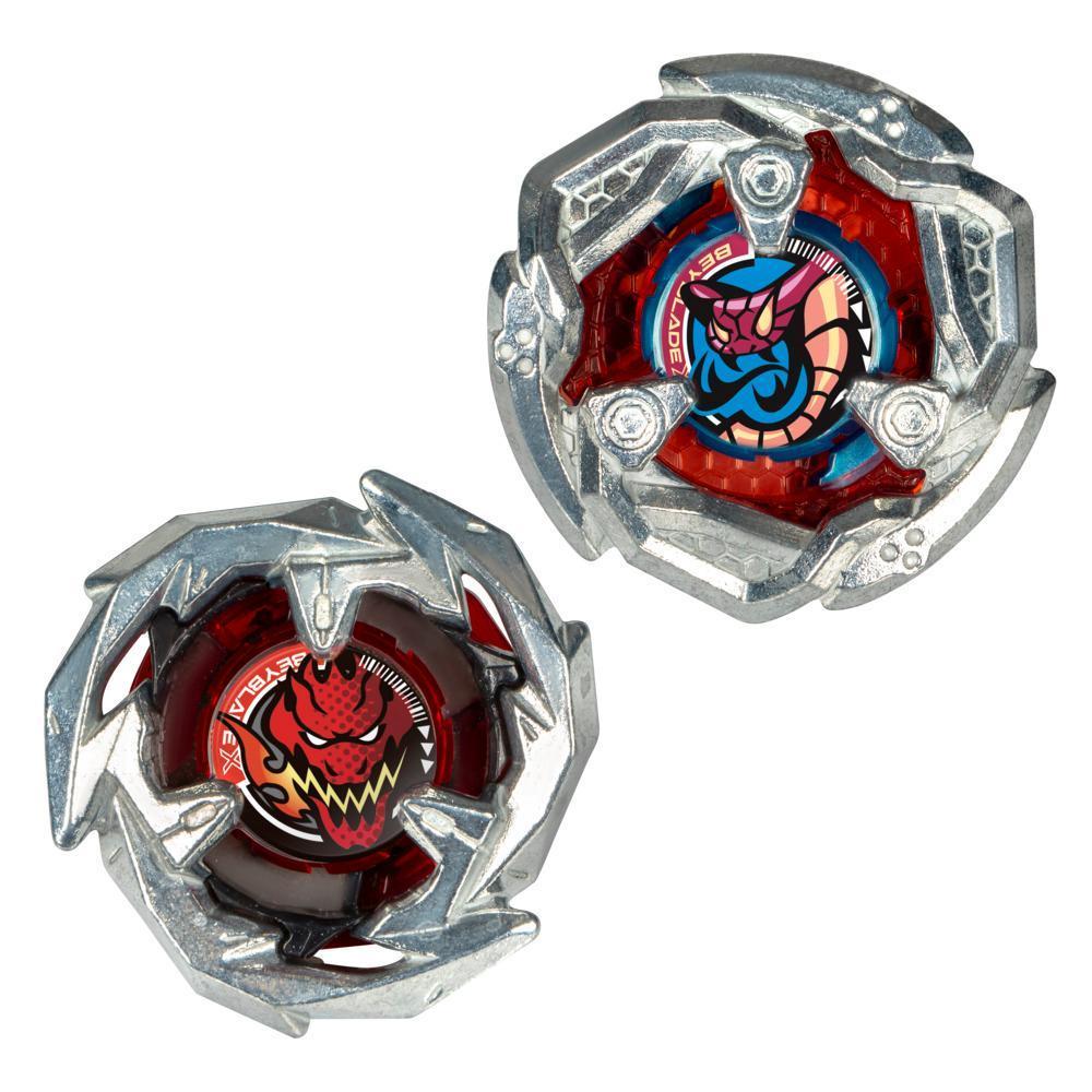 Beyblade X Tail Viper 5-80O and Sword Dran 3-60F Top Dual Pack Set, Ages 8+ product thumbnail 1