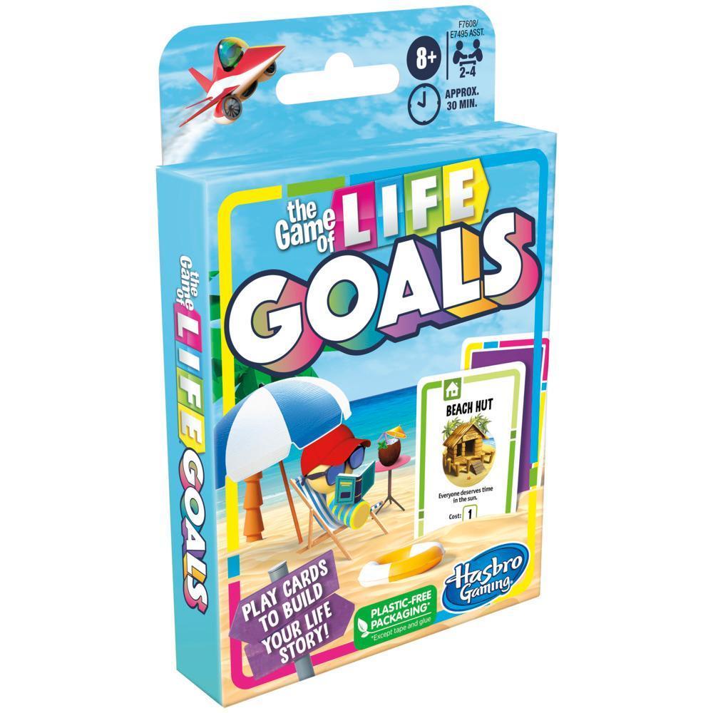 The Game of Life Goals Game, Quick-Playing Card Game for 2-4 Players, For Ages 8 and Up product thumbnail 1