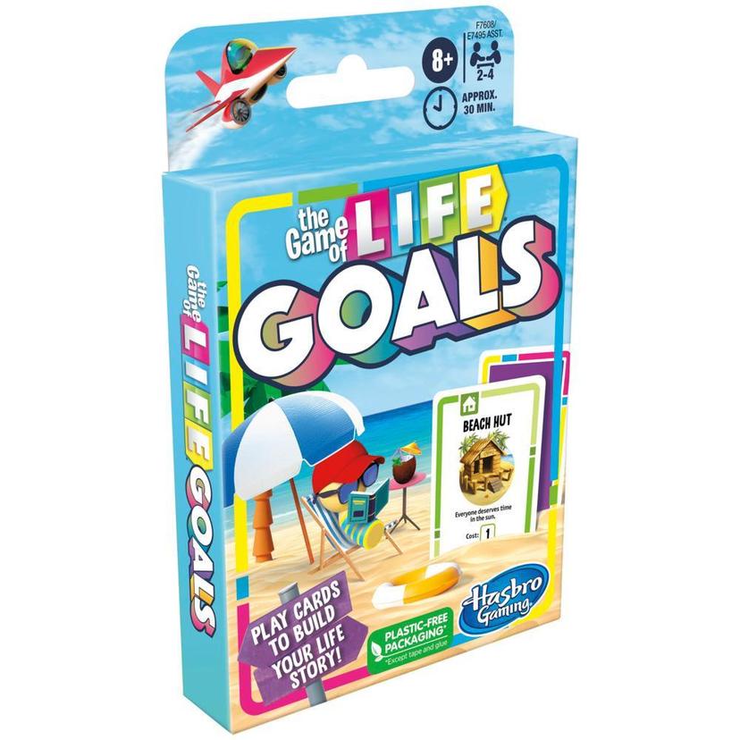 The Game of Life Goals Game, Quick-Playing Card Game for 2-4 Players, For Ages 8 and Up product image 1
