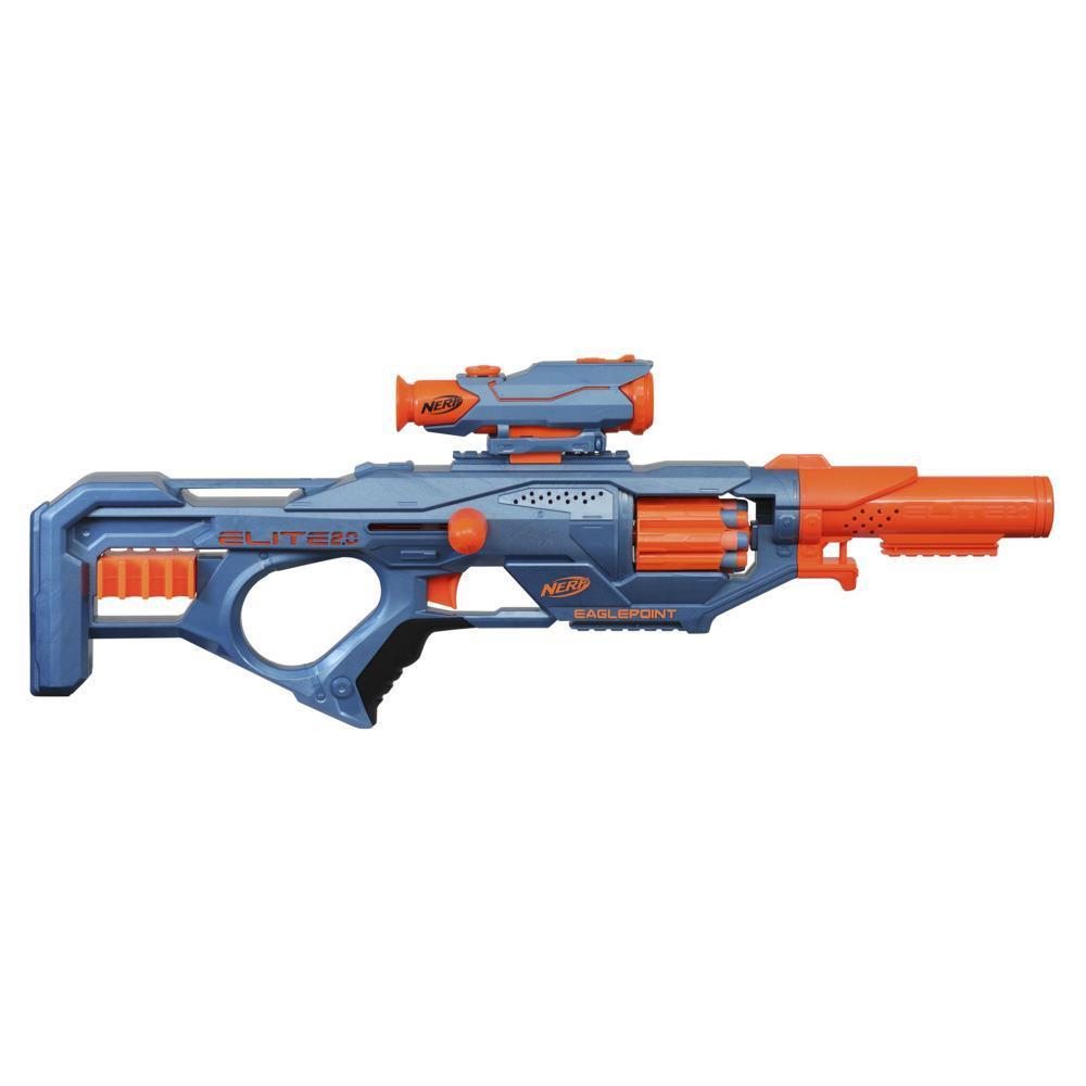 Nerf Elite 2.0 Eaglepoint RD-8 Blaster -- 8-Dart Drum, Detachable Scope and Barrel, 16 Nerf Darts, Bolt Action product thumbnail 1