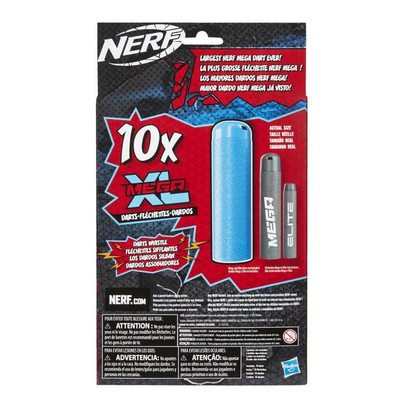 Nerf Mega XL Dart Refill, Includes 10 Nerf Mega XL Whistler Darts, Largest Nerf Mega Darts Ever, Whistle Sound When Fired product image 1