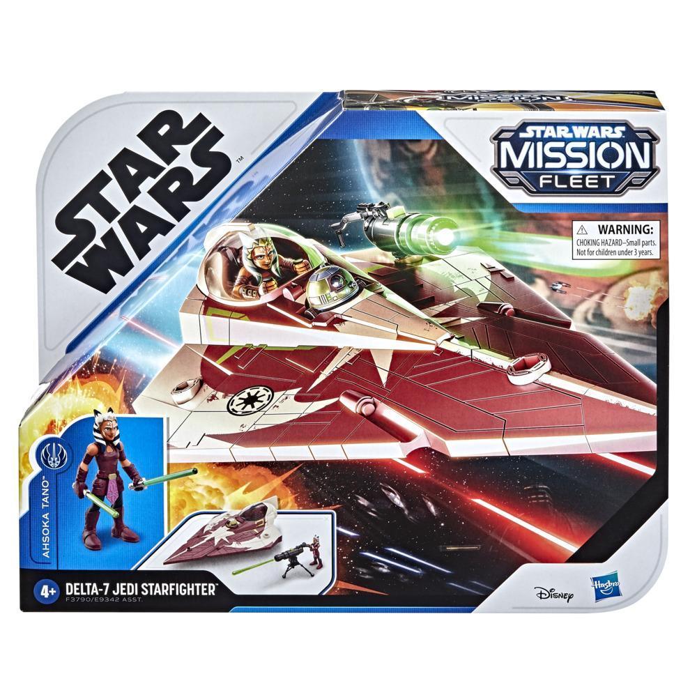 Star Wars Toys Mission Fleet Ahsoka Tano Delta-7 Jedi Starfighter, Starfighter Strike 2.5-Inch-Scale Figure and Vehicle product thumbnail 1