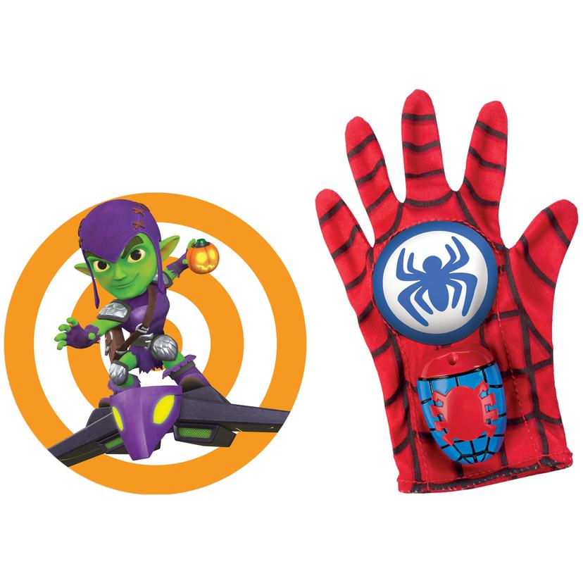 Marvel Spidey and His Amazing Friends Spidey Water Web Glove, Preschool Water Toy with Green Goblin Target, Age 3 and Up product image 1
