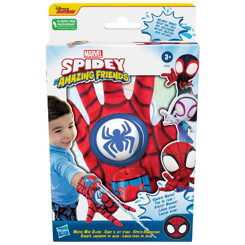 Marvel Spidey and His Amazing Friends Spidey Water Web Glove, Preschool Water Toy with Green Goblin Target, Age 3 and Up product image 1