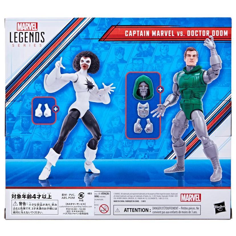 Hasbro Marvel Legends Series Captain Marvel vs. Doctor Doom, 6 Inch product image 1