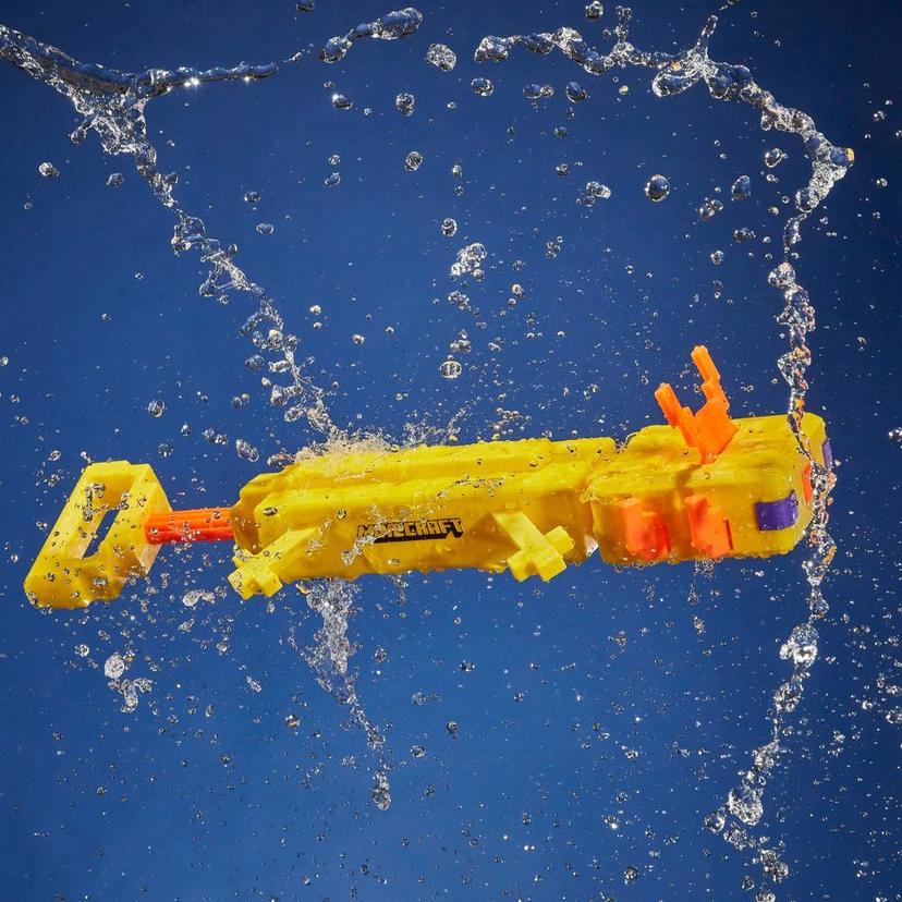 Nerf Super Soaker Minecraft Axolotl Water Blaster with Poseable Gills product image 1