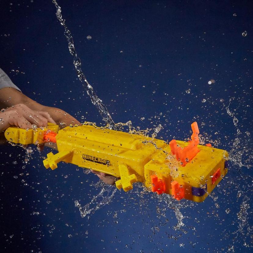 Nerf Super Soaker Minecraft Axolotl Water Blaster with Poseable Gills product image 1