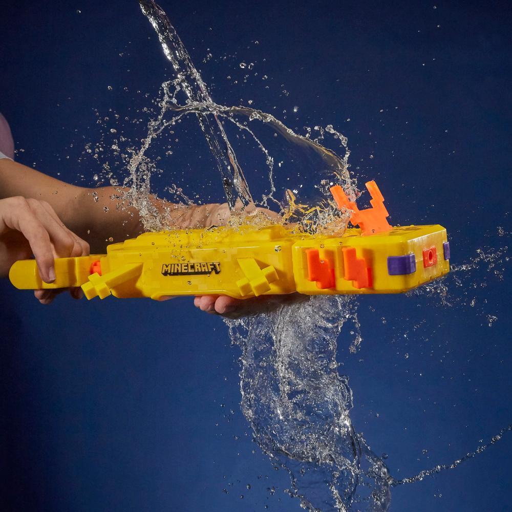 Nerf Super Soaker Minecraft Axolotl Water Blaster with Poseable Gills product thumbnail 1