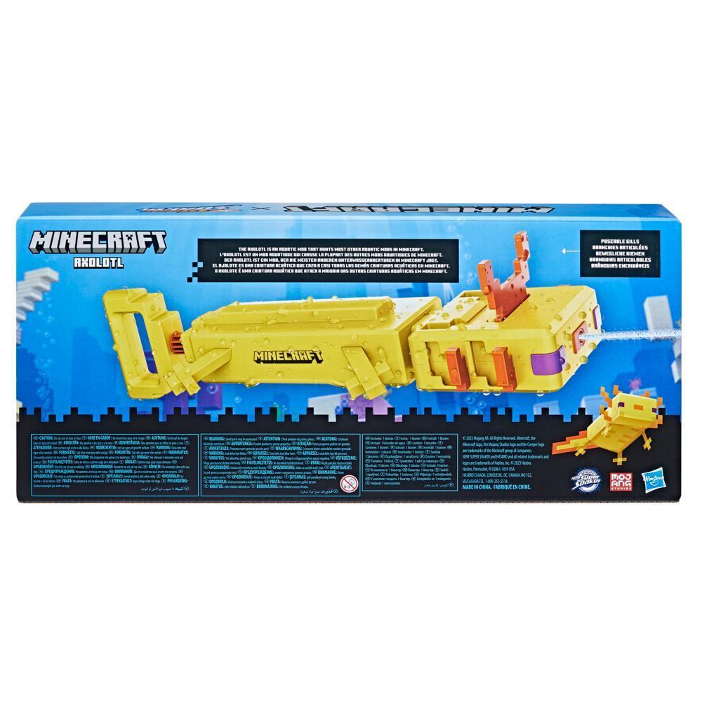 Nerf Super Soaker Minecraft Axolotl Water Blaster with Poseable Gills product thumbnail 1