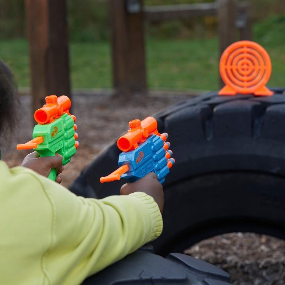 Nerf Elite 2.0 Face Off Target Set, Includes 2 Toy Foam Dart Blasters & Target & 12 Nerf Elite Darts product thumbnail 1