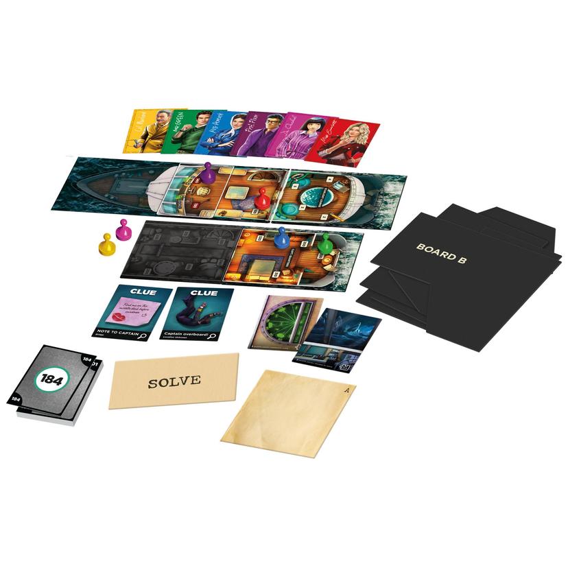 Clue Sabotage on the High Seas, An Escape & Solve Mystery Game, Board Game for Ages 10+ product image 1