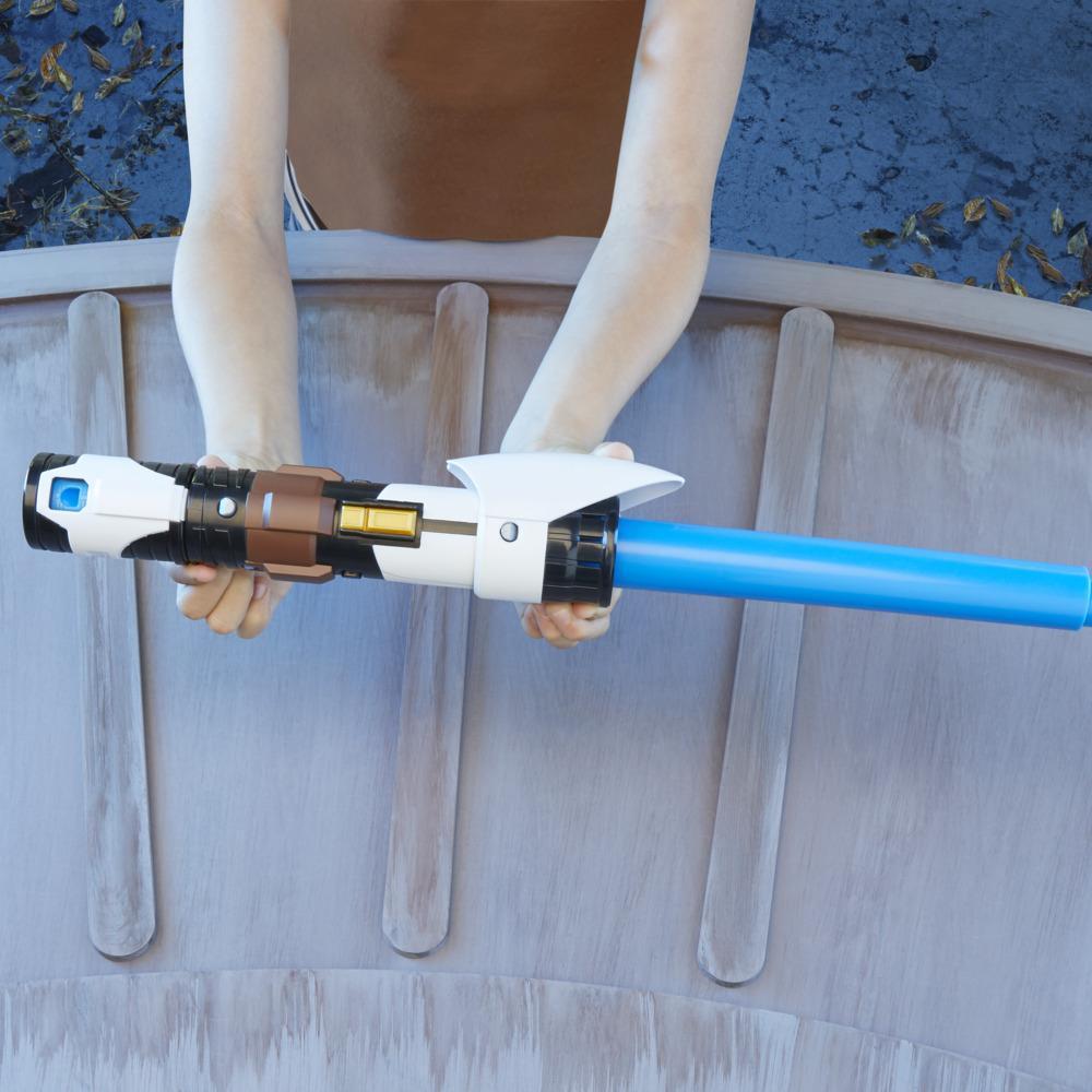 Star Wars Lightsaber Forge Obi-Wan Kenobi Extendable Blue Lightsaber Roleplay Toy for Kids Ages 4 and Up product thumbnail 1