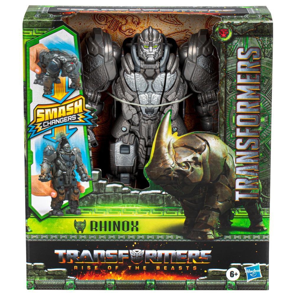 Transformers Toys Transformers: Rise of the Beasts Movie, Smash Changer Rhinox Action Figure - Ages 6 and up, 9-inch product thumbnail 1