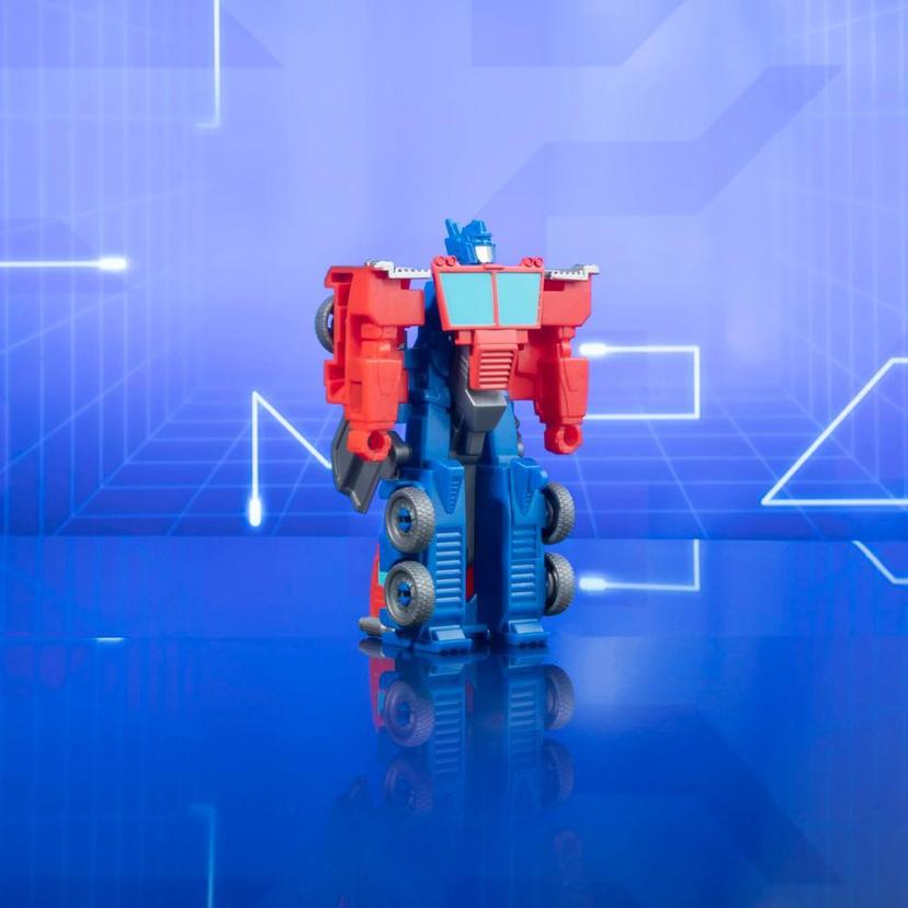 Transformers Toys EarthSpark 1-Step Flip Changer Optimus Prime Action Figure product image 1