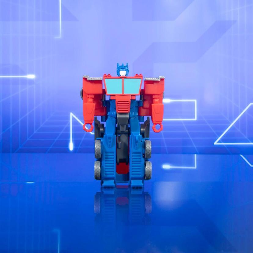 Transformers Toys EarthSpark 1-Step Flip Changer Optimus Prime Action Figure product image 1