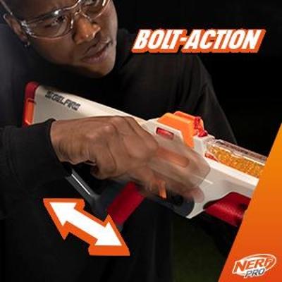 Nerf Pro Gelfire Ghost Blaster, Boost Barrel, 5000 Gel Rounds, Eyewear product thumbnail 1