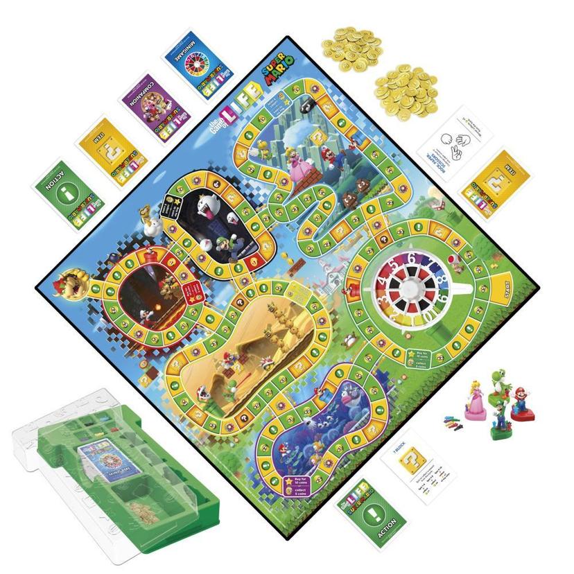 The Game of Life: Super Mario Edition Board Game for Kids Ages 8 and Up product image 1