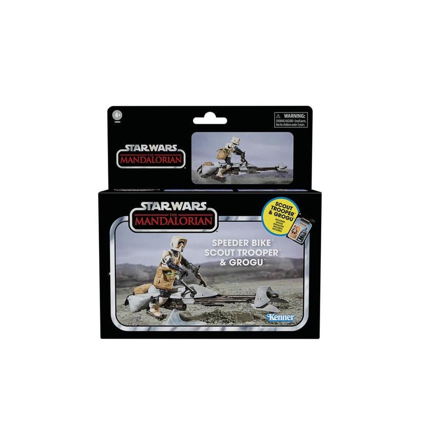Star Wars The Vintage Collection Speeder Bike, Scout Trooper & Grogu Vehicle & Action Figures (3.75”) product image 1