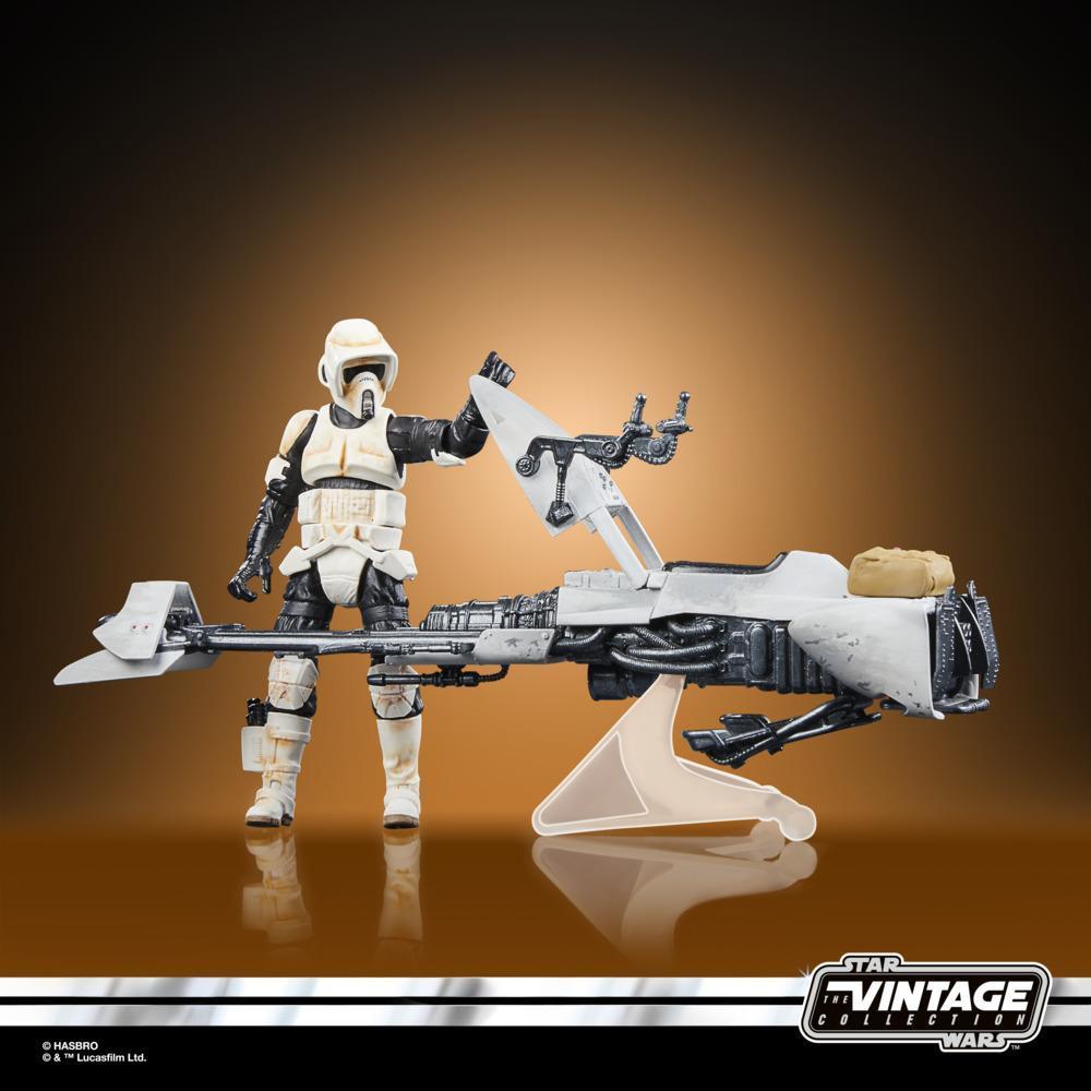 Star Wars The Vintage Collection Speeder Bike, Scout Trooper & Grogu Vehicle & Action Figures (3.75”) product thumbnail 1