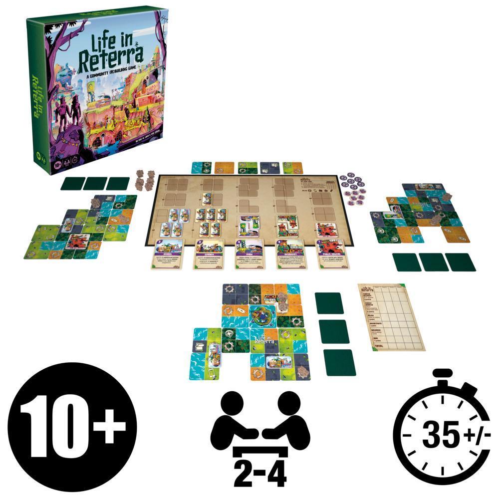 Life in Reterra Board Game, Tile Laying Strategy Games for Adults and Kids Ages 10+ product thumbnail 1