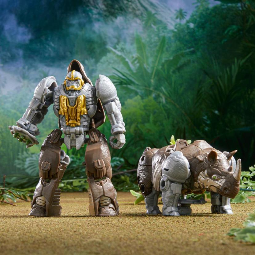 Transformers: Rise of the Beasts Movie, Beast Alliance, Battle Changers Rhinox Action Figure - 6 and Up, 4.5 inch product image 1