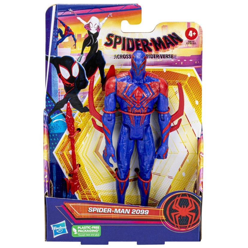 Marvel Spider-Man: Across the Spider-Verse Spider-Man 2099 Toy, 6-Inch-Scale Figure with Accessory, Kids Ages 4 and Up product image 1