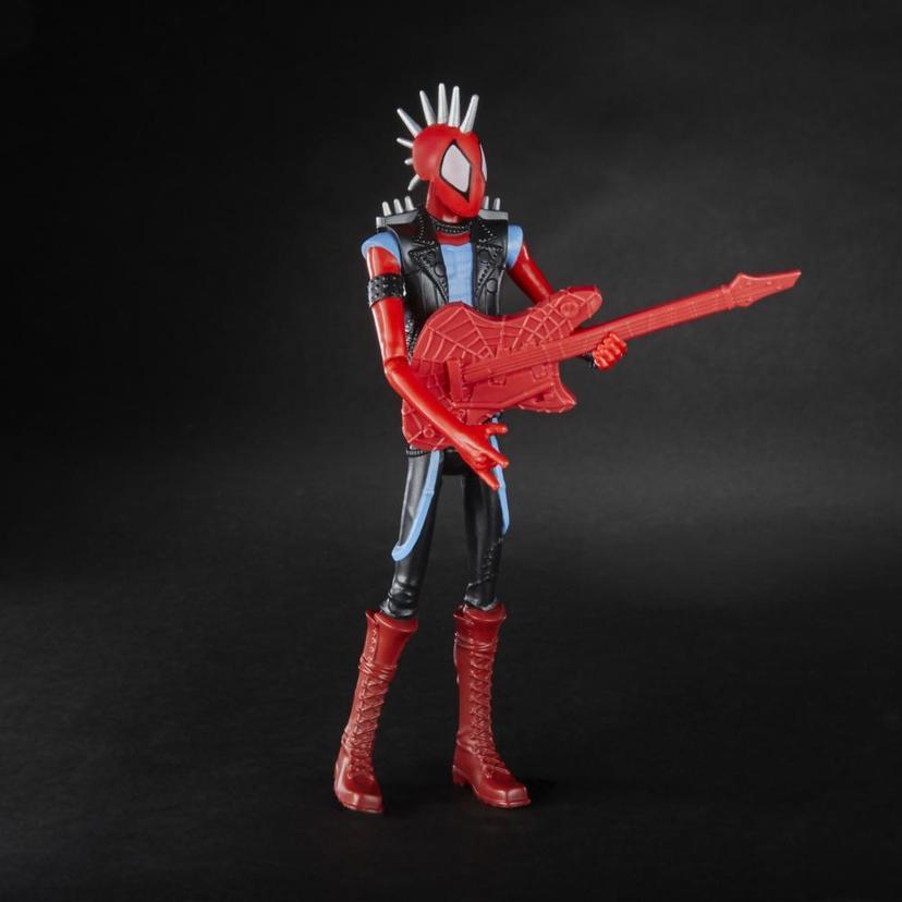 Marvel Spider-Man: Across the Spider-Verse Spider-Punk Toy, 6-Inch-Scale Action Figure with Accessory, Toy for Kids Ages 4 and Up product image 1