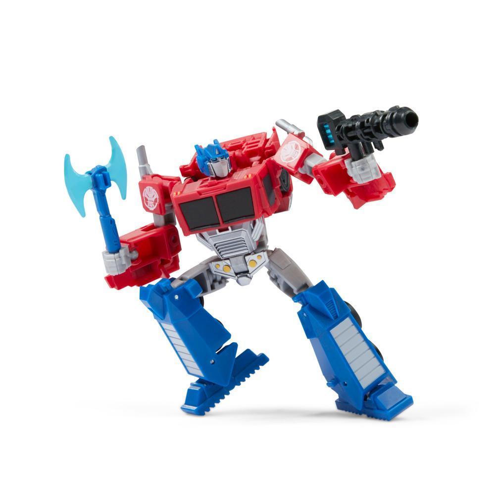 Transformers Toys EarthSpark Deluxe Class Optimus Prime Action Figure product thumbnail 1