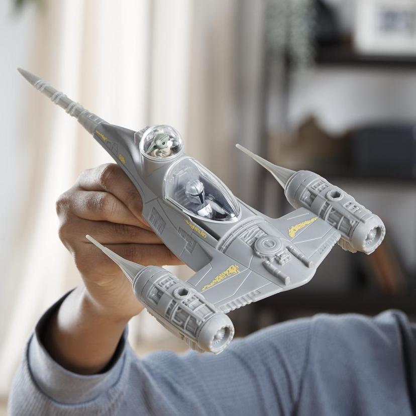 Star Wars Mission Fleet Mando's N-1 Starfighter, Grogu & Mandalorian Star Wars Toys product image 1
