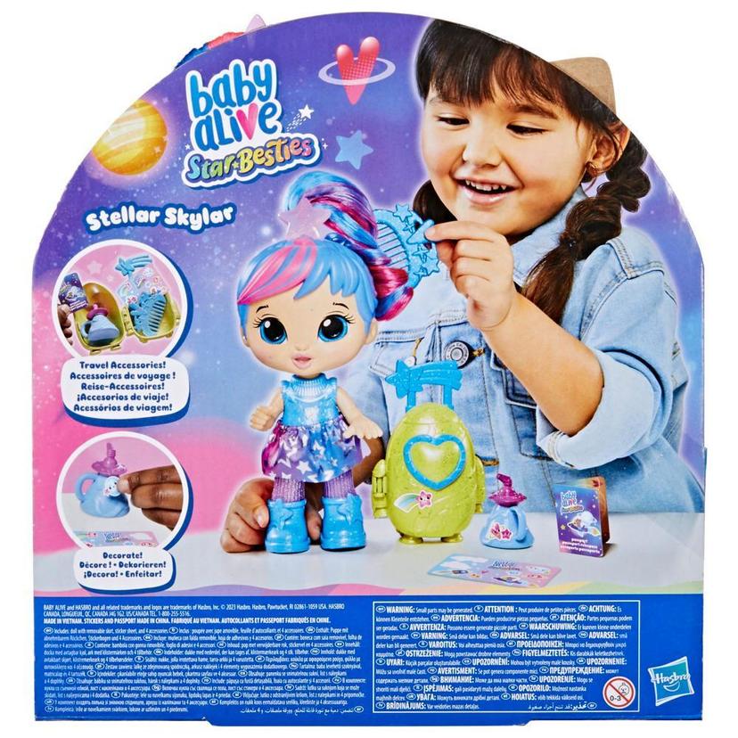 Baby Alive Star Besties Doll, Stellar Skylar, Space-Themed Baby Alive Doll, Kids 3 and Up product image 1