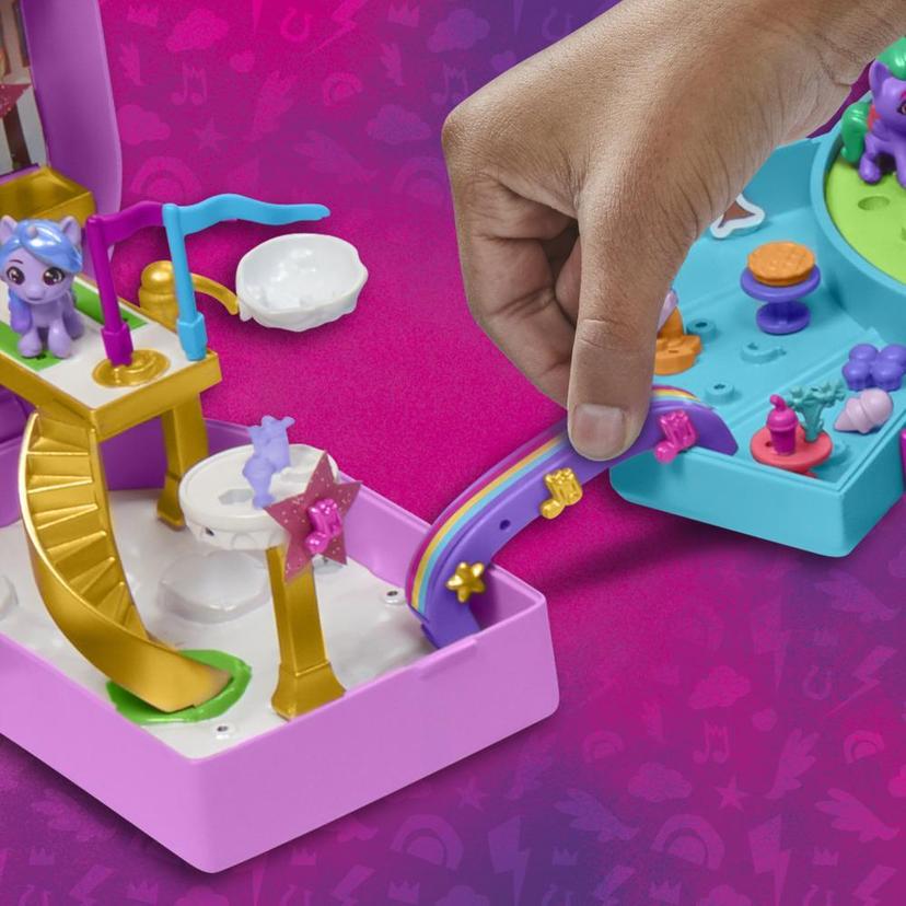 My Little Pony Mini World Magic Compact Creation Zephyr Heights Toy - Portable Playset, Pipp Petals Pony, Kids Ages 5+ product image 1