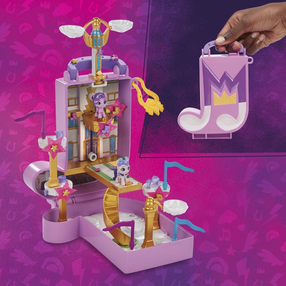 My Little Pony Mini World Magic Compact Creation Zephyr Heights Toy - Portable Playset, Pipp Petals Pony, Kids Ages 5+ product thumbnail 1