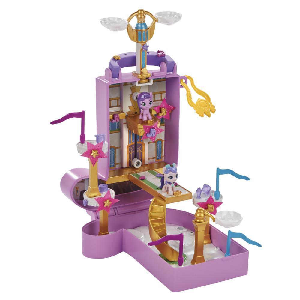 My Little Pony Mini World Magic Compact Creation Zephyr Heights Toy - Portable Playset, Pipp Petals Pony, Kids Ages 5+ product thumbnail 1