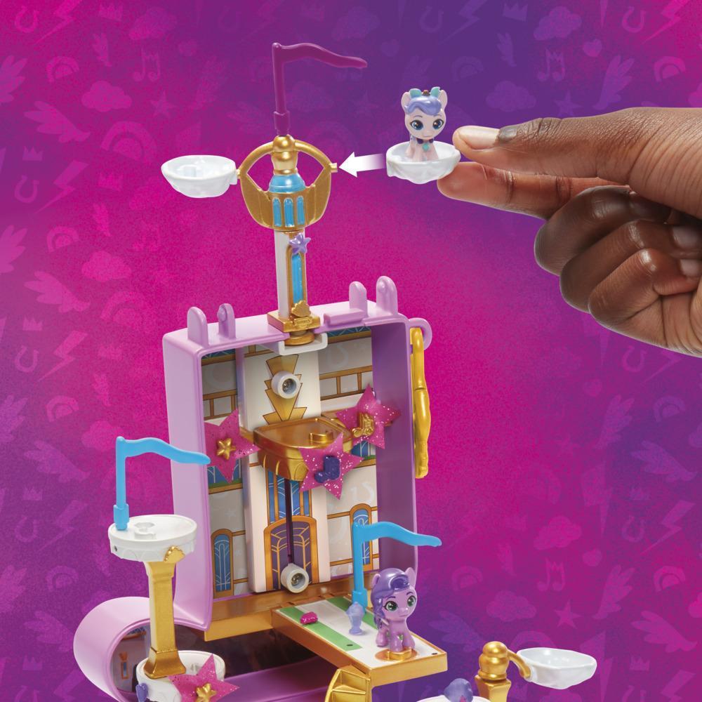 My Little Pony Mini World Magic Compact Creation Zephyr Heights Toy - Portable Playset, Pipp Petals Pony, Kids Ages 5+ product thumbnail 1