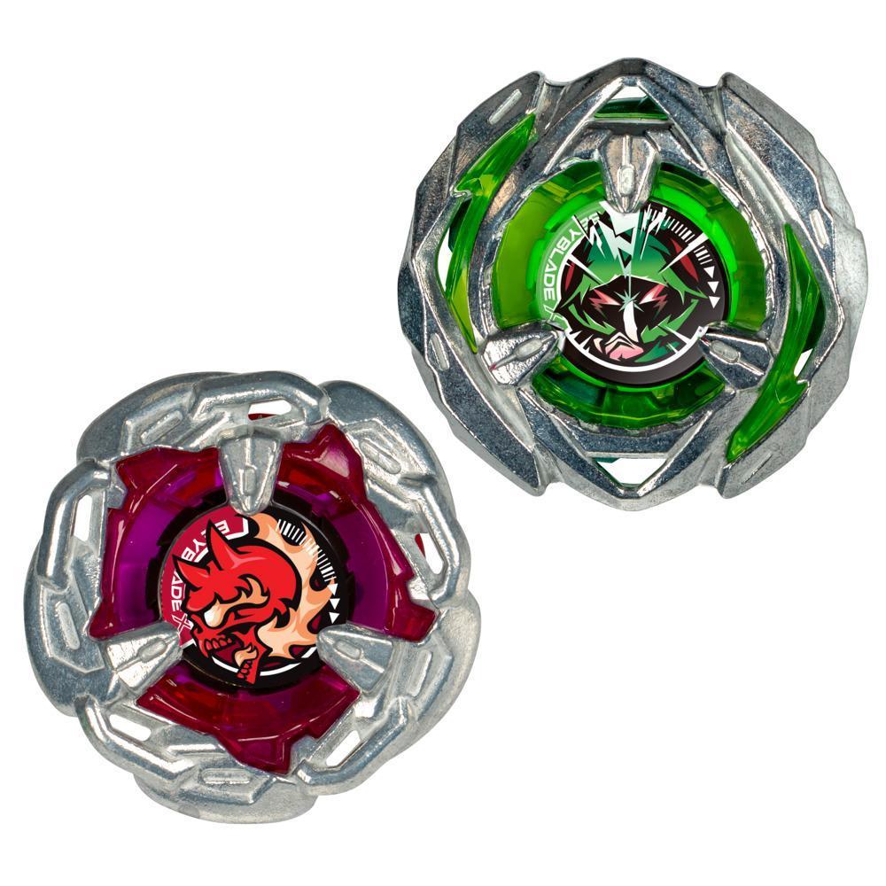 Beyblade X Chain Incendio 5-60HT and Arrow Wizard 4-60N Top Dual Pack Set, Ages 8+ product thumbnail 1