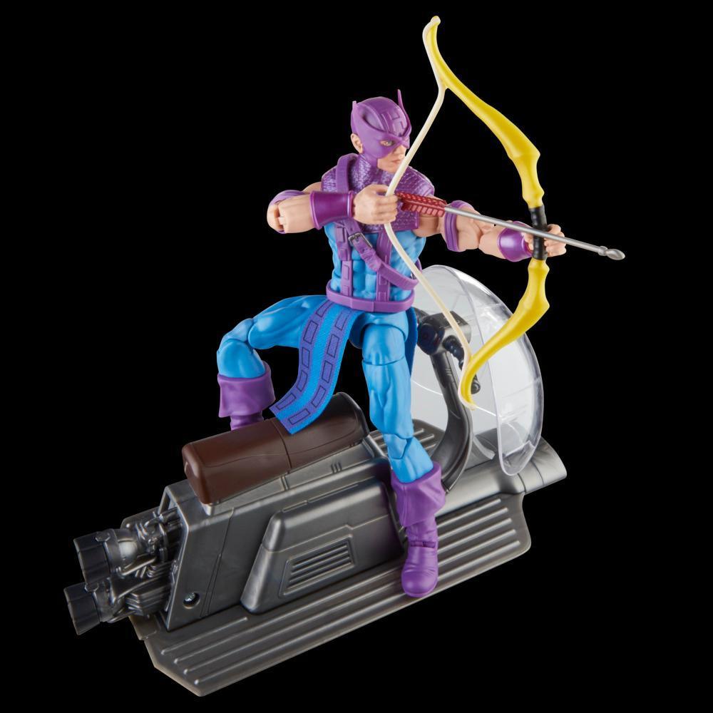 Hasbro Marvel Legends Series Hawkeye with Sky-Cycle Avengers 60th Anniversary 6 Inch product thumbnail 1