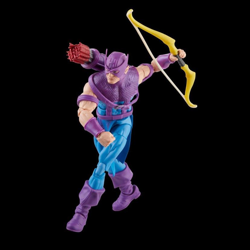 Hasbro Marvel Legends Series Hawkeye with Sky-Cycle Avengers 60th Anniversary 6 Inch product image 1
