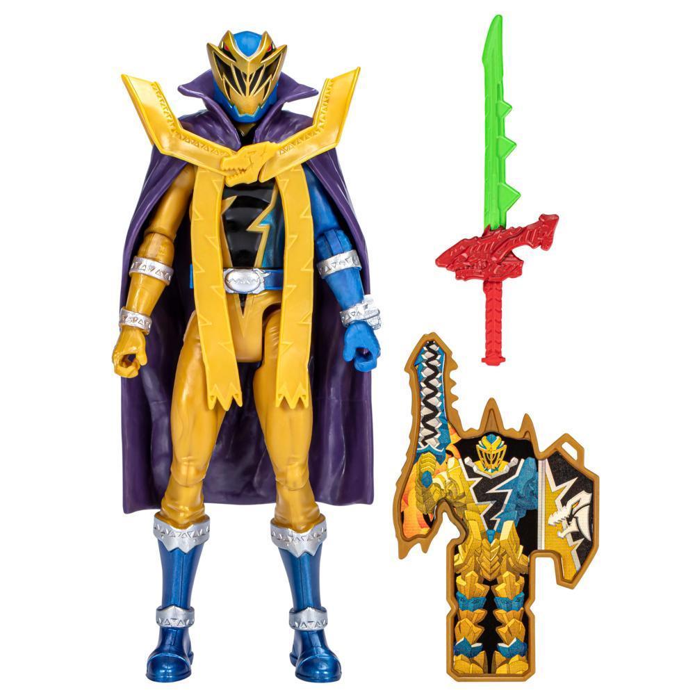 Power Rangers Dino Fury Gold Ranger Dino Master Mode, Power Rangers Toys Action Figures product thumbnail 1