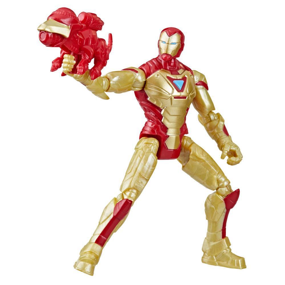 Marvel Mech Strike Mechasaurs Iron Man Action Figure, with Weapon Accessory (4") product thumbnail 1