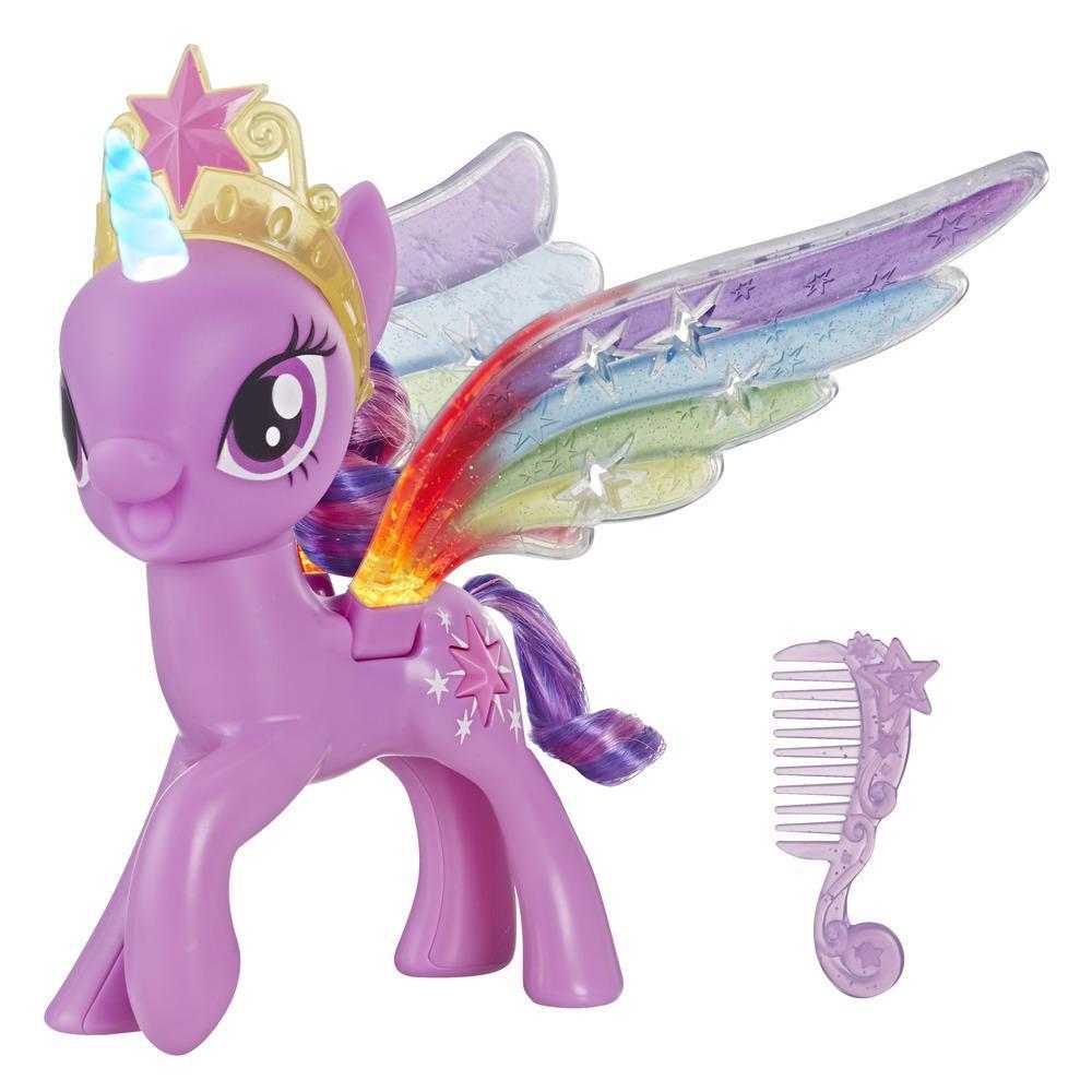 My Little Pony Rainbow Wings Twilight Sparkle -- Pony Figure with Lights  and Moving Wings - My Little Pony