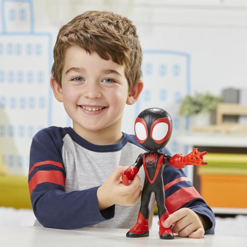 Marvel Spidey and His Amazing Friends Supersized Miles Morales: Spider-Man Action Figure, Preschool Toy for Age 3 and Up product image 1