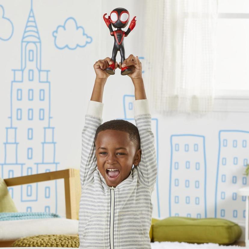 Marvel Spidey and His Amazing Friends Supersized Miles Morales: Spider-Man Action Figure, Preschool Toy for Age 3 and Up product image 1