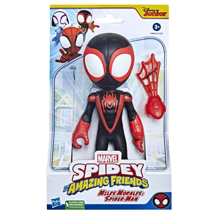 Marvel Spidey and His Amazing Friends Supersized Miles Morales: Spider-Man Action Figure, Preschool Toy for Age 3 and Up product image 1