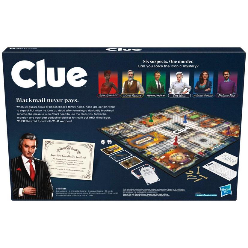 Clue Board Game, Mystery Games for 2-6 Players, Family Games for Kids Ages 8 and Up product image 1