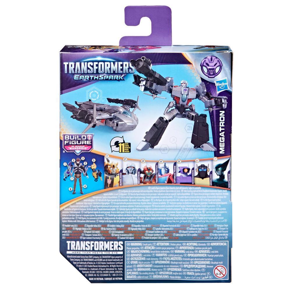 Transformers Toys EarthSpark Deluxe Class Megatron Action Figure product thumbnail 1