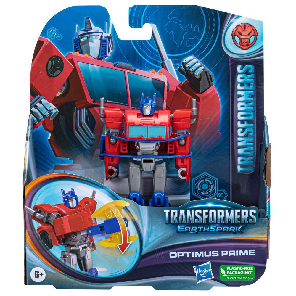 Transformers Toys EarthSpark Warrior Class Optimus Prime Action Figure product thumbnail 1